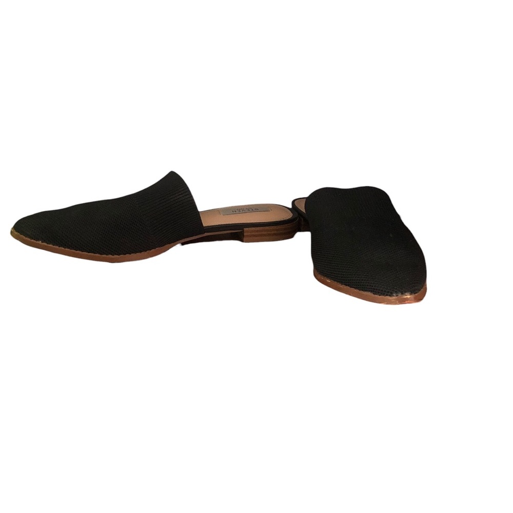 Steven New York Black Textured Mules with Sleek Design - Picture 2 of 6